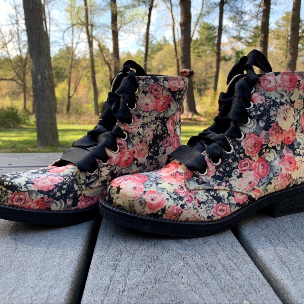 Floral Boots